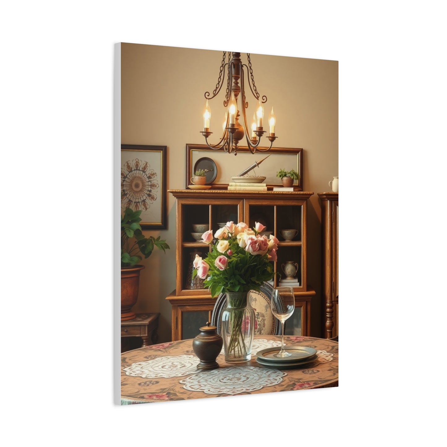 French Country Decor Art Luxury Canvas Wall Art & Canvas Print