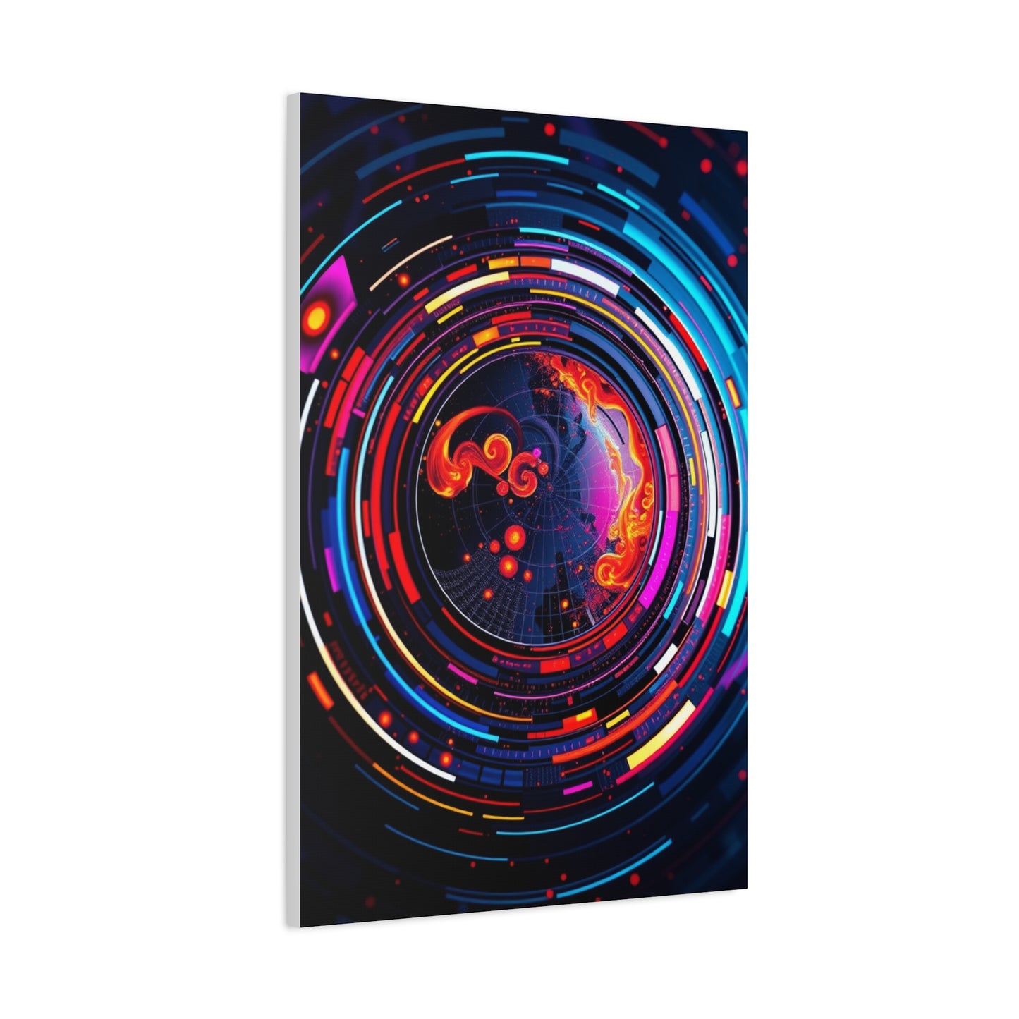 Vision Circular Abstract Art Art Wall Art & Canvas Print