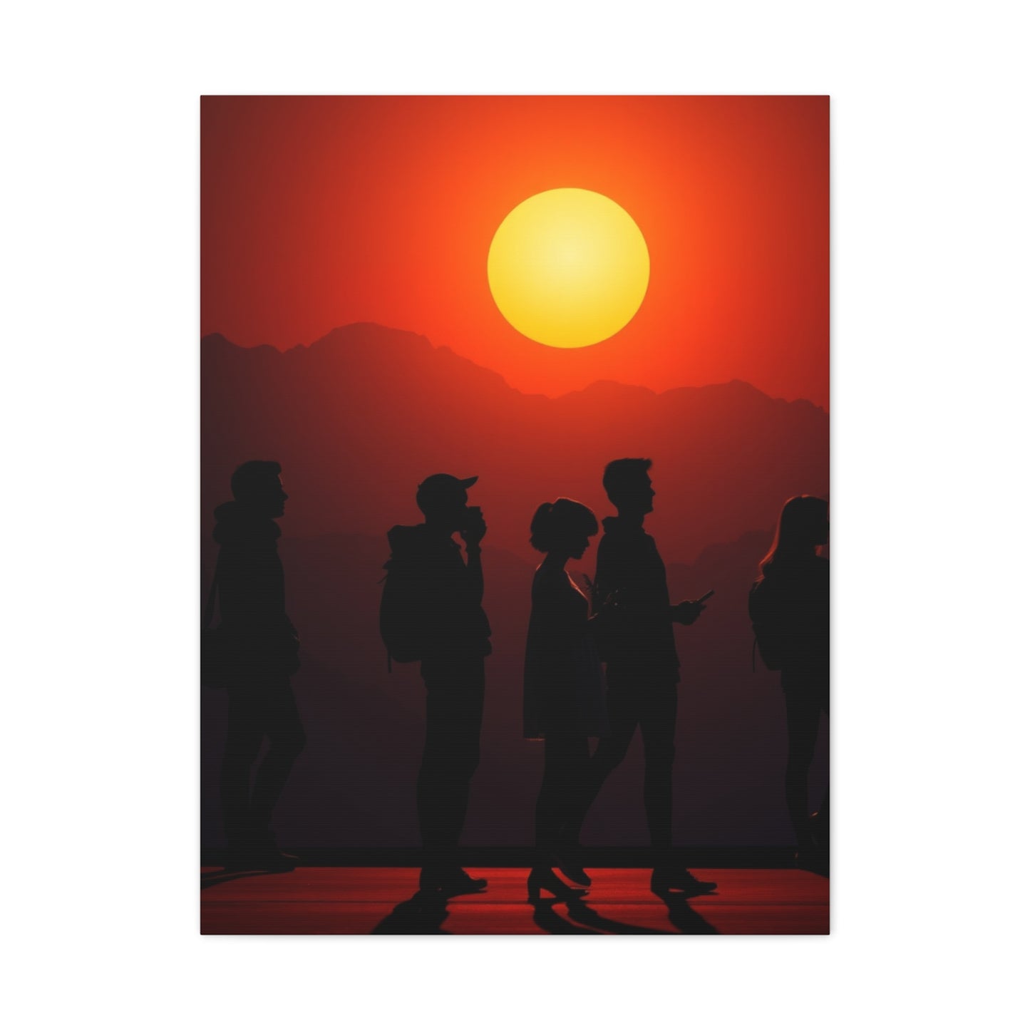 Silhouettes Art Supreme Gallery Wall Art & Canvas Print