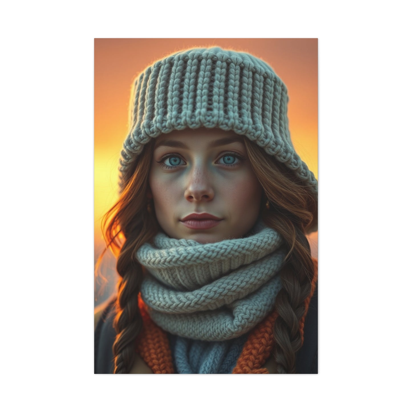 Blazing Aura Canvas Wall Art & Canvas Print