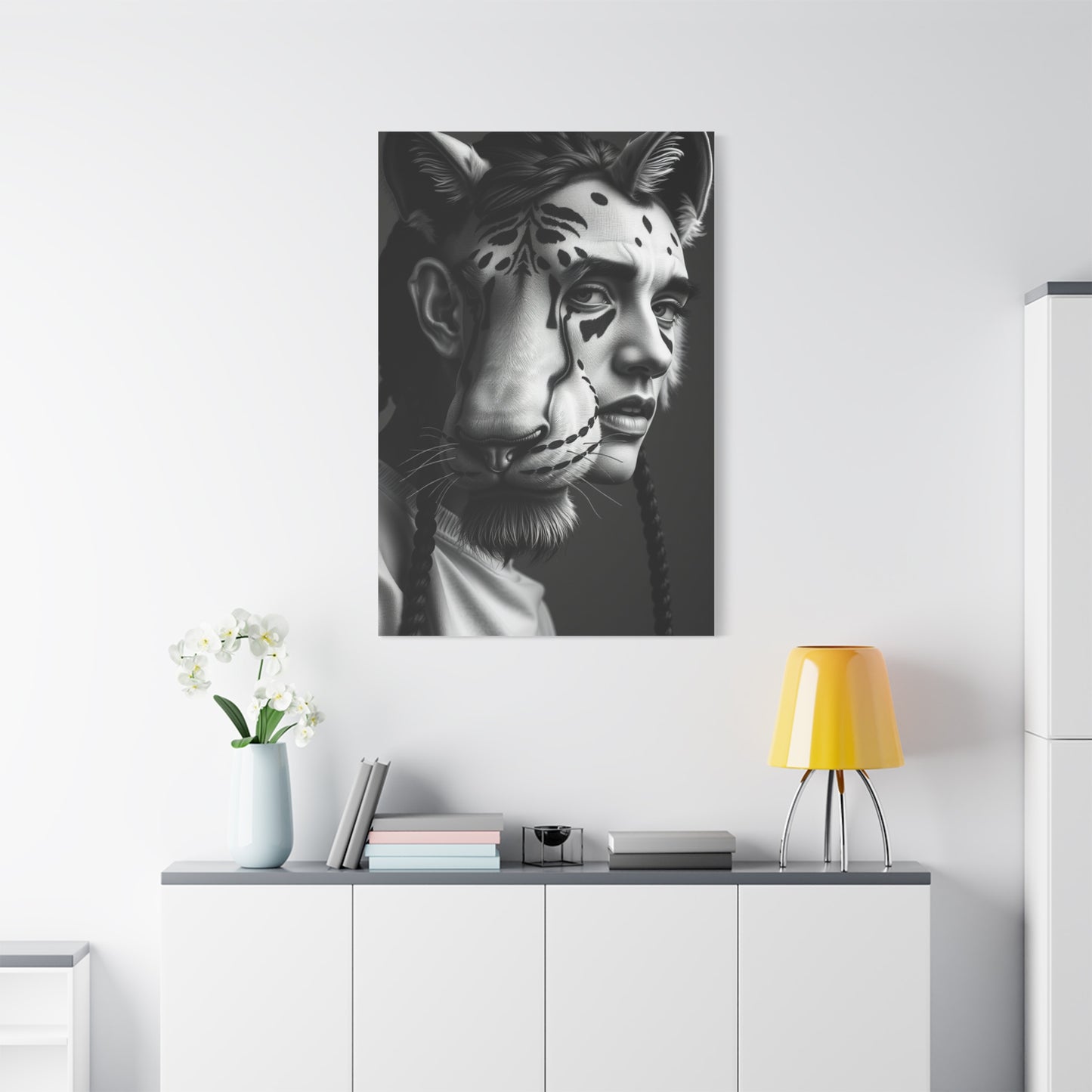 Black and White Illustrations Art Supreme Gallery Wall Art & Canvas Print