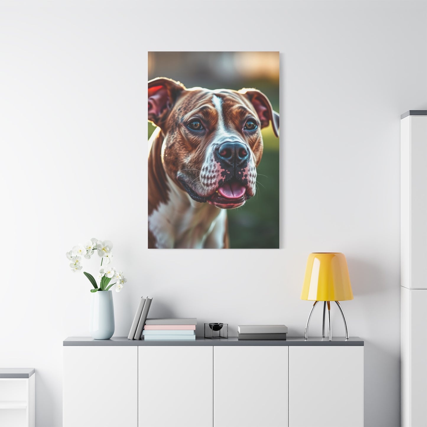 Pit Bull Art Supreme Gallery Wall Art & Canvas Print