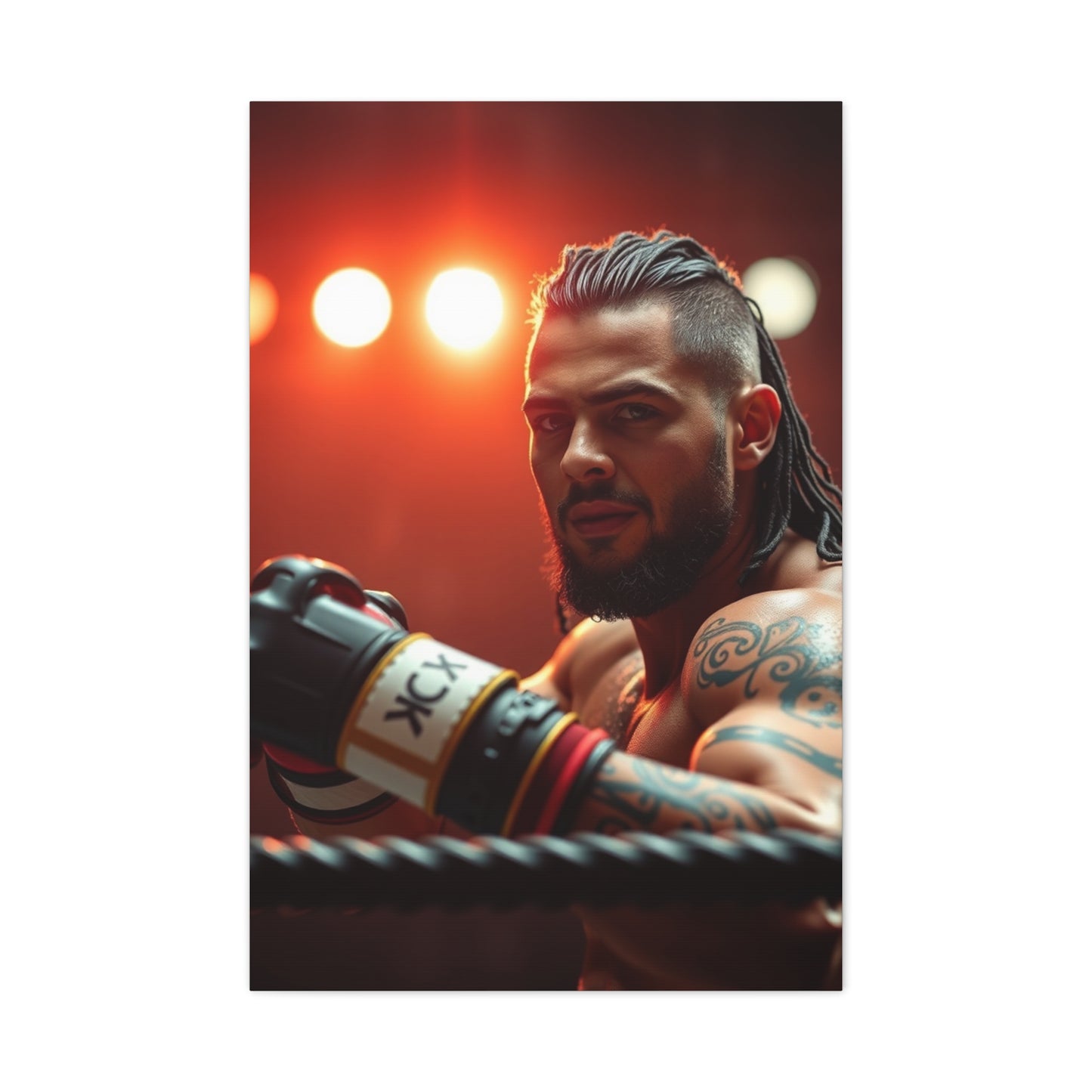 Vision Wrestling Art Art Wall Art & Canvas Print