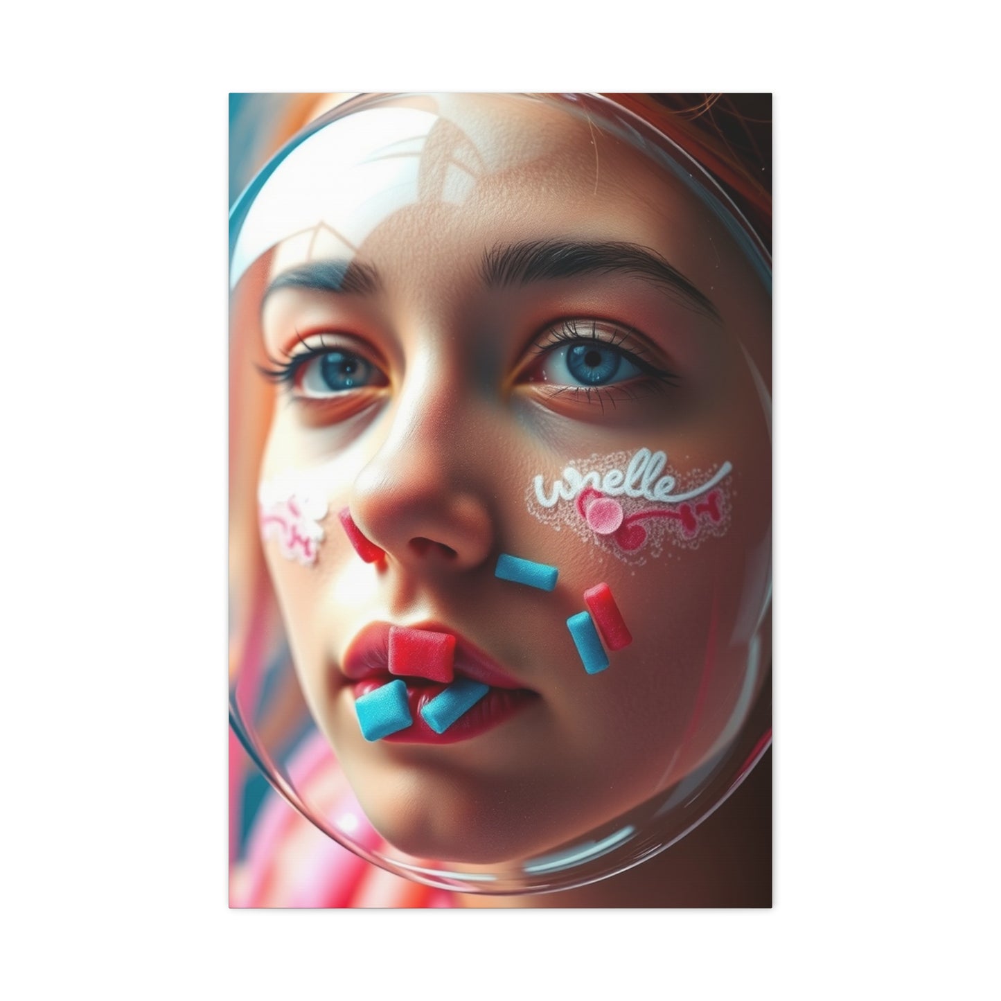 Bubble Gum Art Refined Canvas Wall Art & Canvas Print