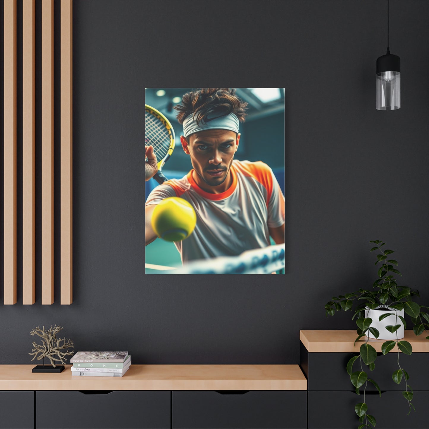 Vision Tennis Art Art Wall Art & Canvas Print
