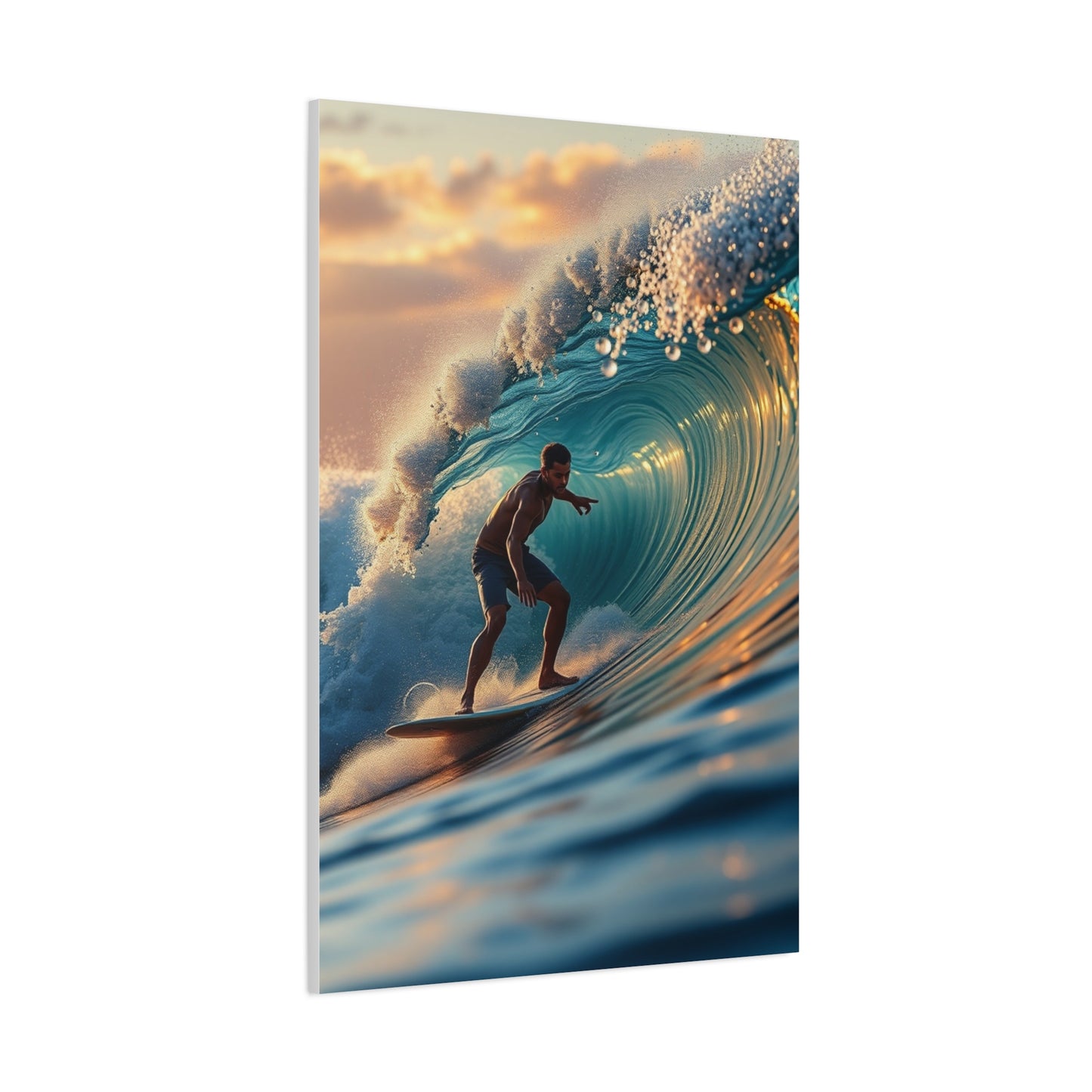 Wave Symphony Canvas Wall Art & Canvas Print