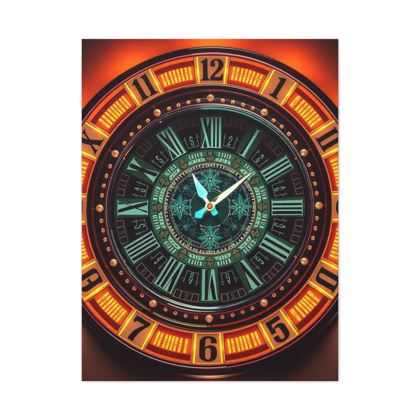 Clock Art Luxury Canvas Wall Art & Canvas Print
