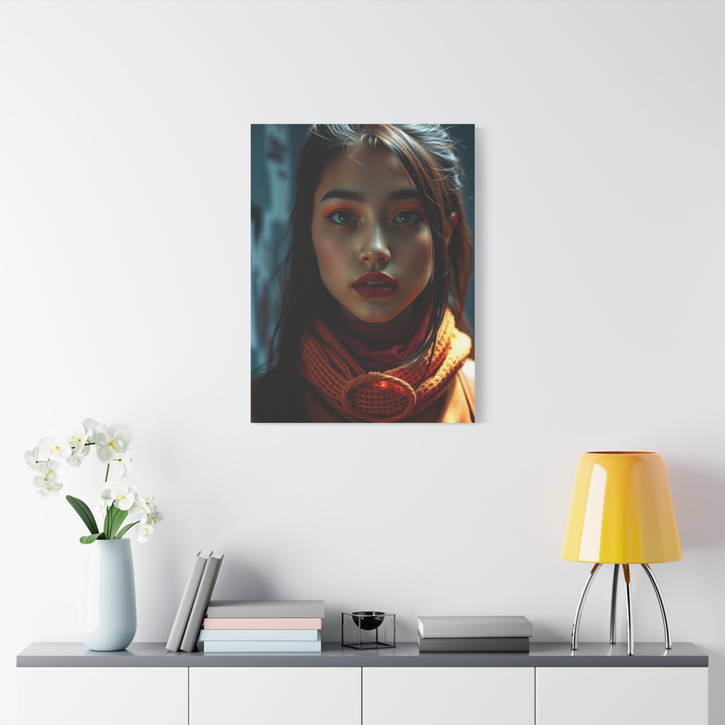 Masterpiece Pop of Orange Art Vision Wall Art & Canvas Print