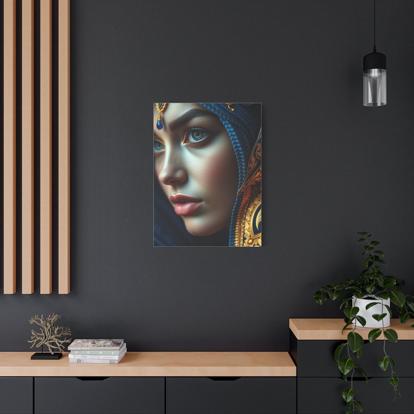 Supreme Blue & Gold Art Collection Wall Art & Canvas Print