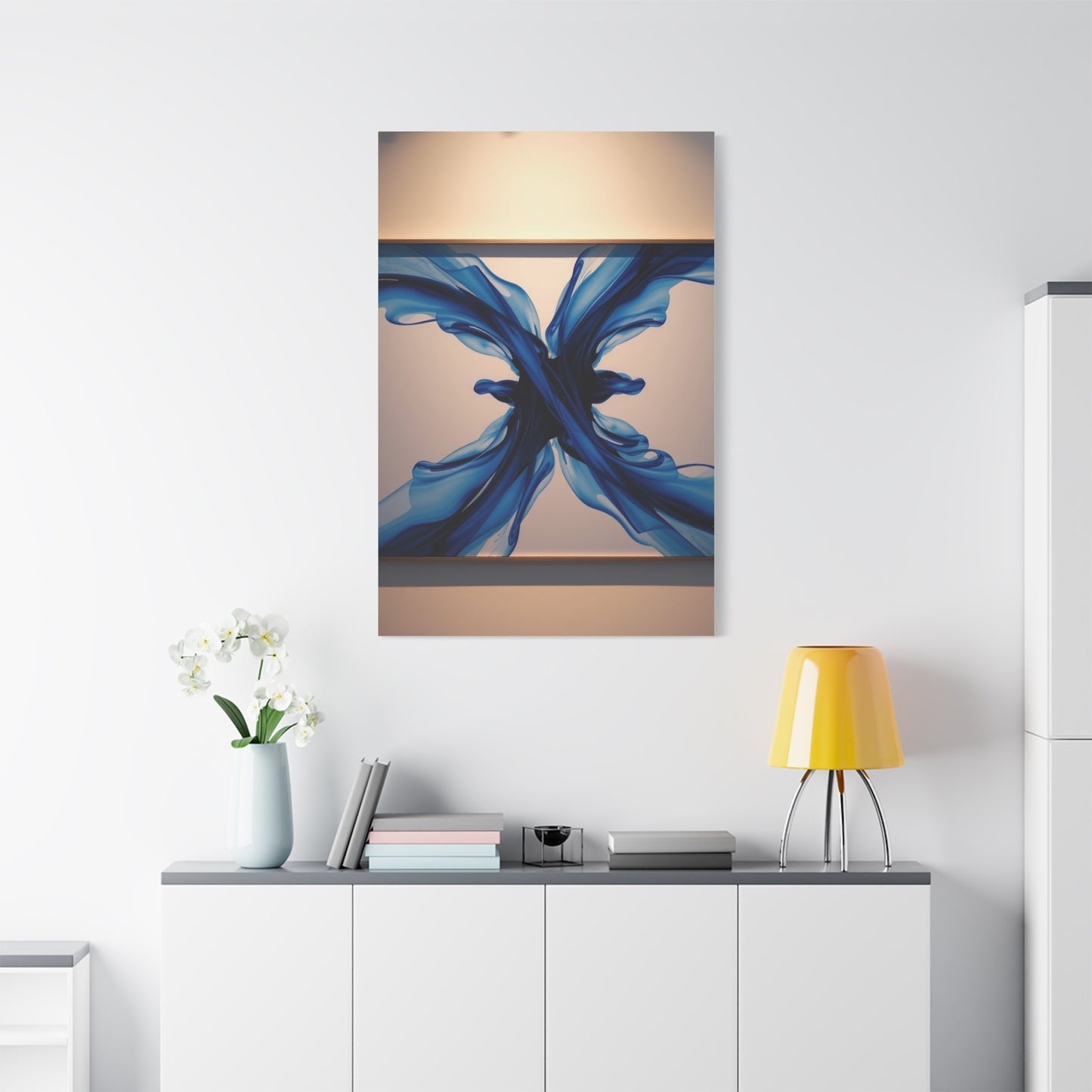 Blue Abstract Art Refined Canvas Wall Art & Canvas Print