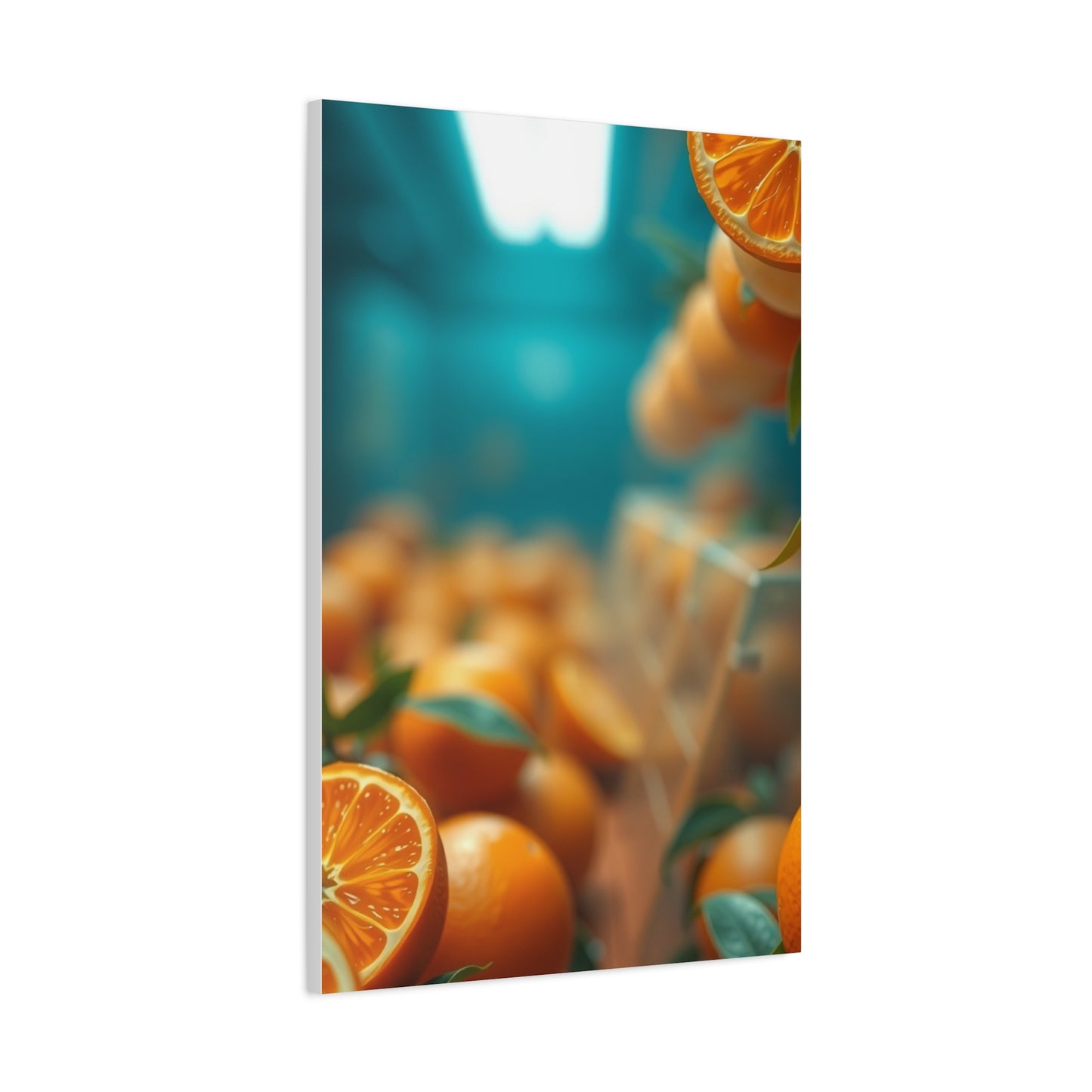 Tangerine Illumination Art Wall Art & Canvas Print