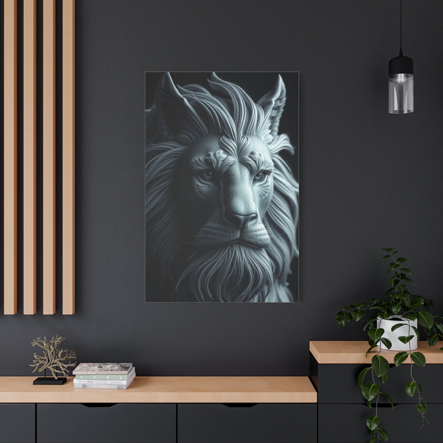 Ashen Serenity Artistry Wall Art & Canvas Print