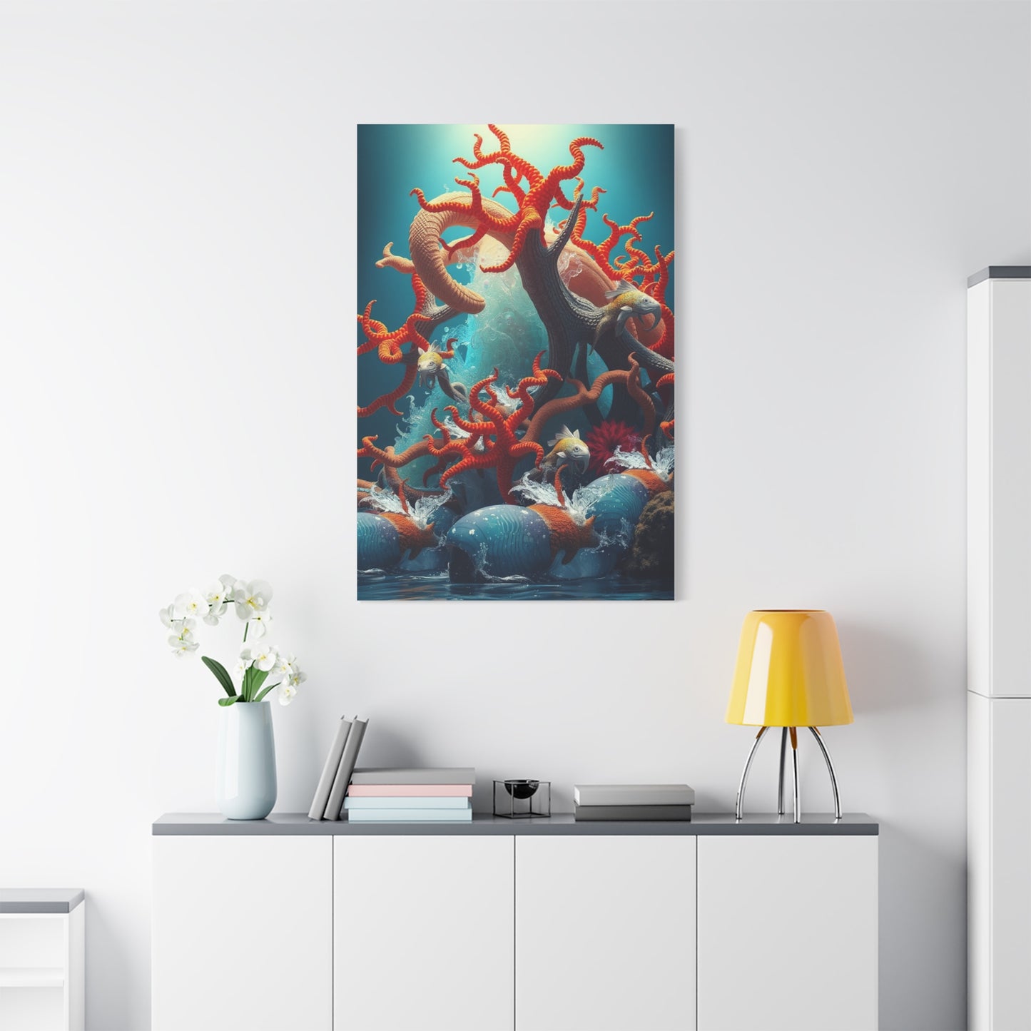 Enchanted Blue Horizon Wall Art & Canvas Print