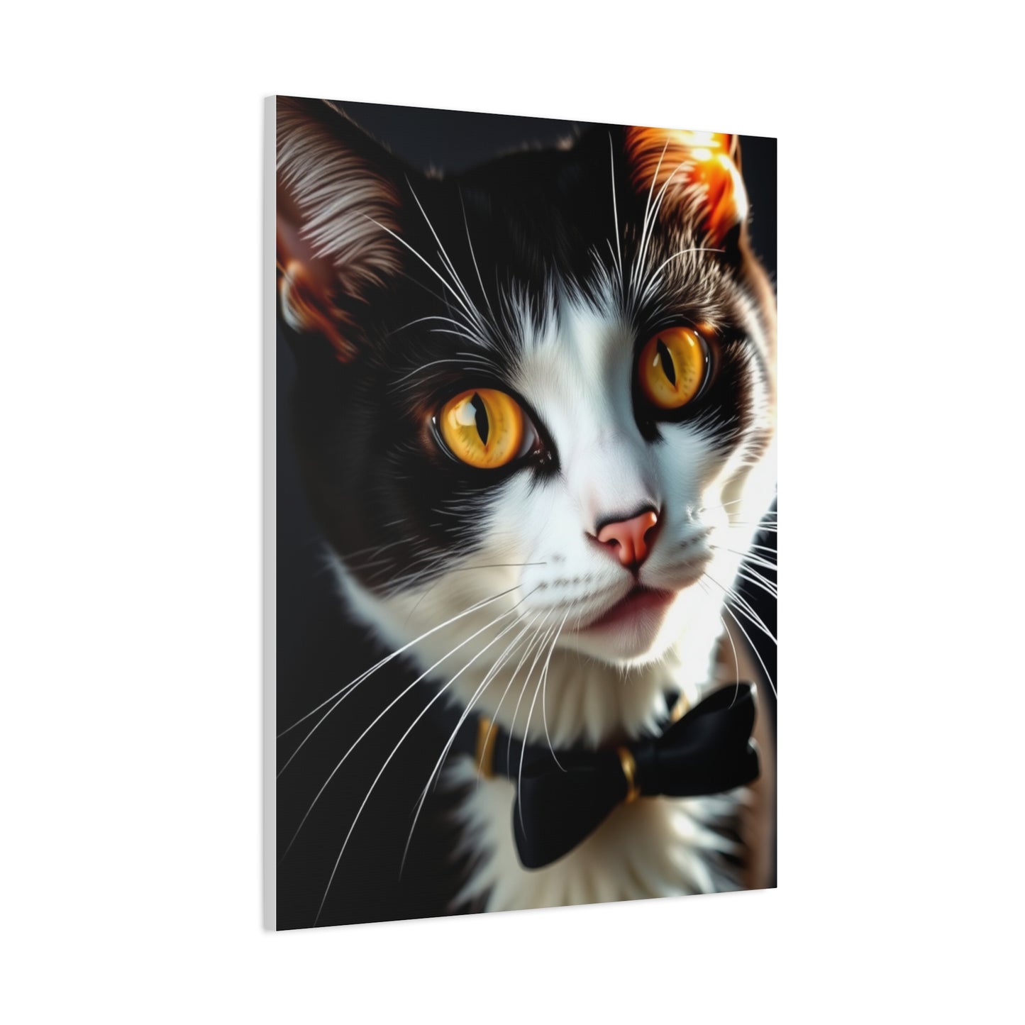 Tuxedo Cat Art Refined Canvas Wall Art & Canvas Print