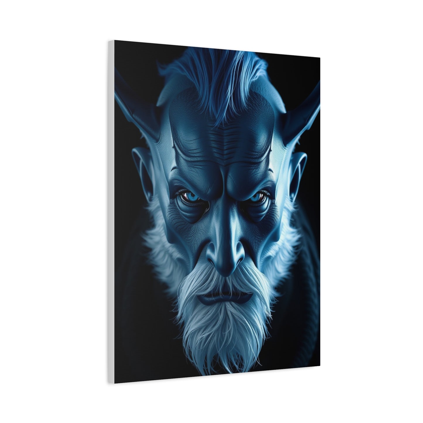 Vision Navy Blue Art Art Wall Art & Canvas Print