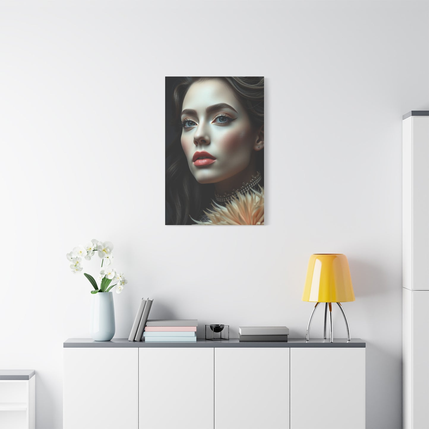 Black & Beige Art Refined Canvas Wall Art & Canvas Print