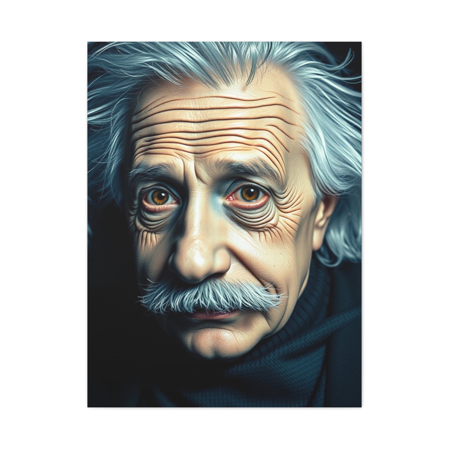 Albert Einstein Art Refined Canvas Wall Art & Canvas Print