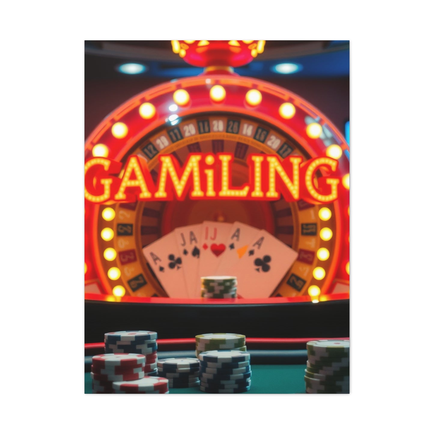 Vision Gambling & Casino Art Art Wall Art & Canvas Print