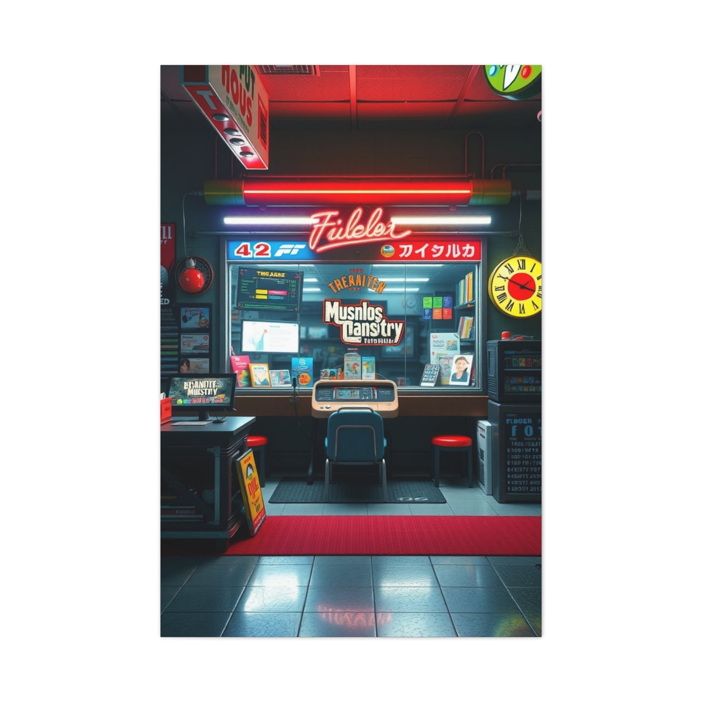 Masterpiece 80’s Nostalgia Art Vision Wall Art & Canvas Print