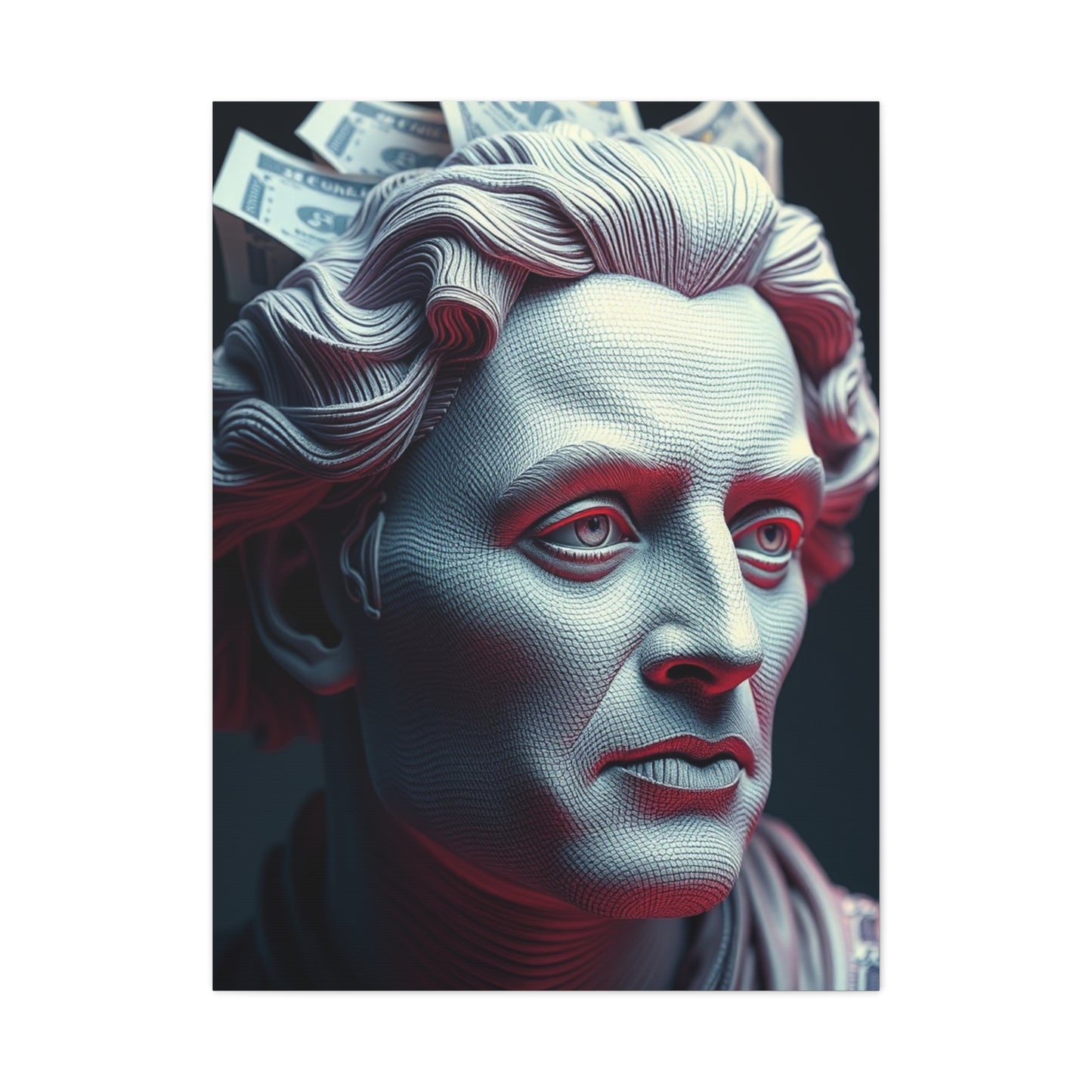 Opulent Currency Canvas wall art & canvas print