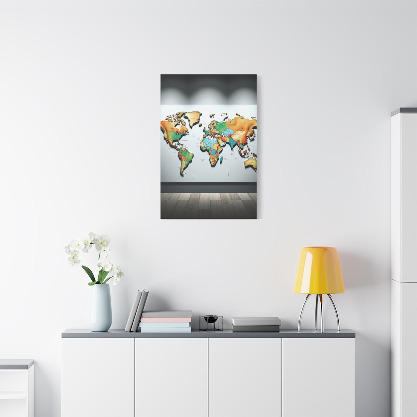 World Map Art Luxury Canvas Wall Art & Canvas Print