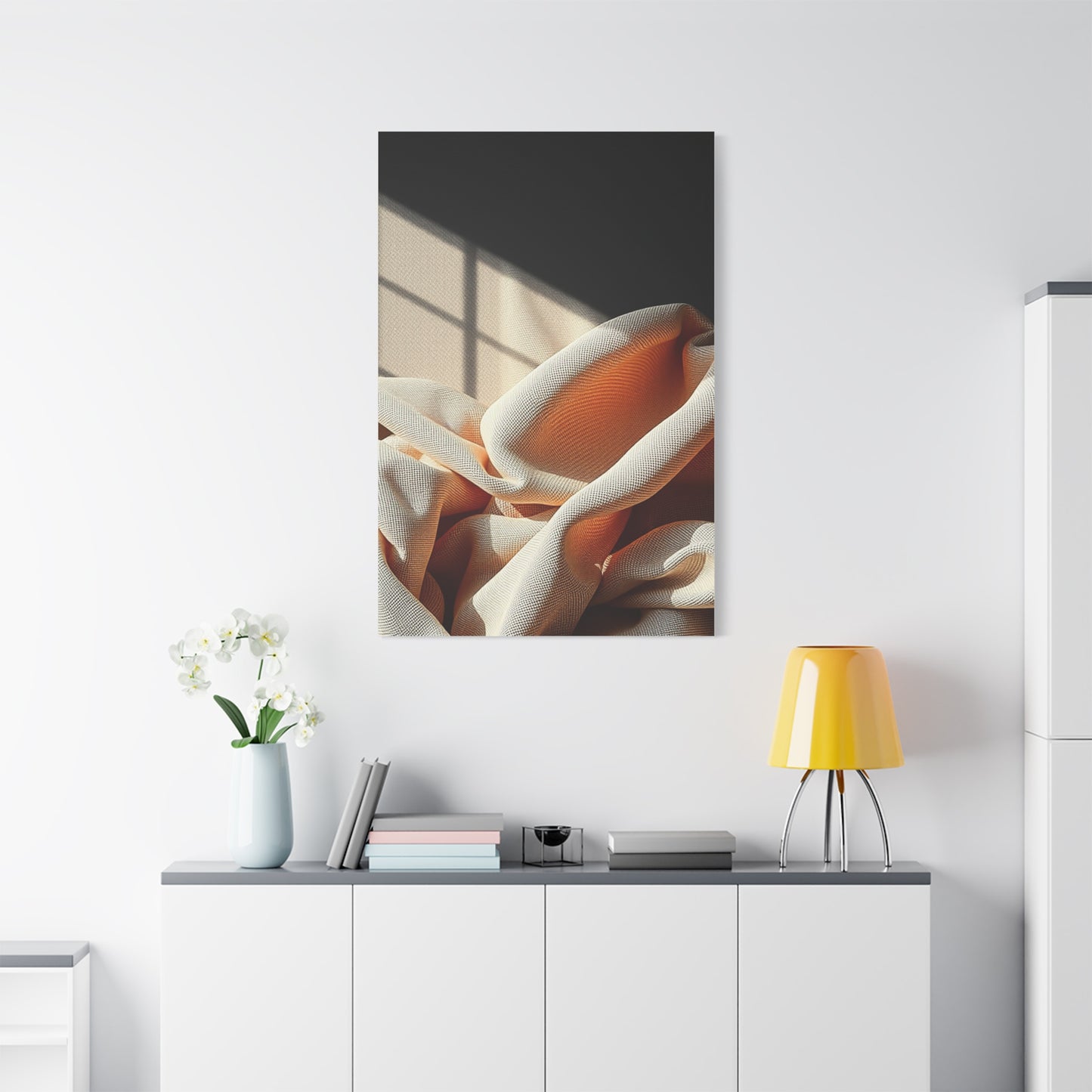 Masterpiece Taupe, Linen, and Gray Art Vision Wall Art & Canvas Print