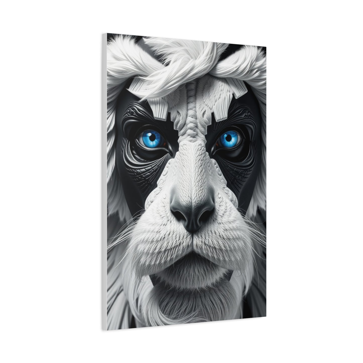 Black, White & Blue Art Refined Canvas Wall Art & Canvas Print