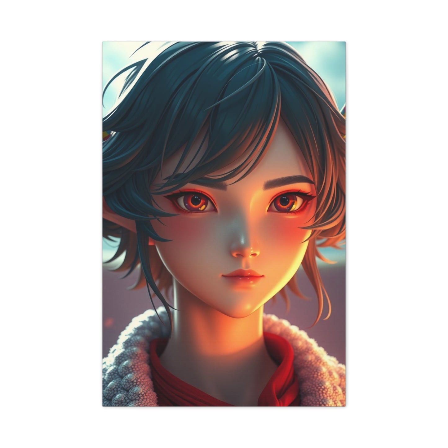 Radiant Pixel Pictorial Wall Art & Canvas Print