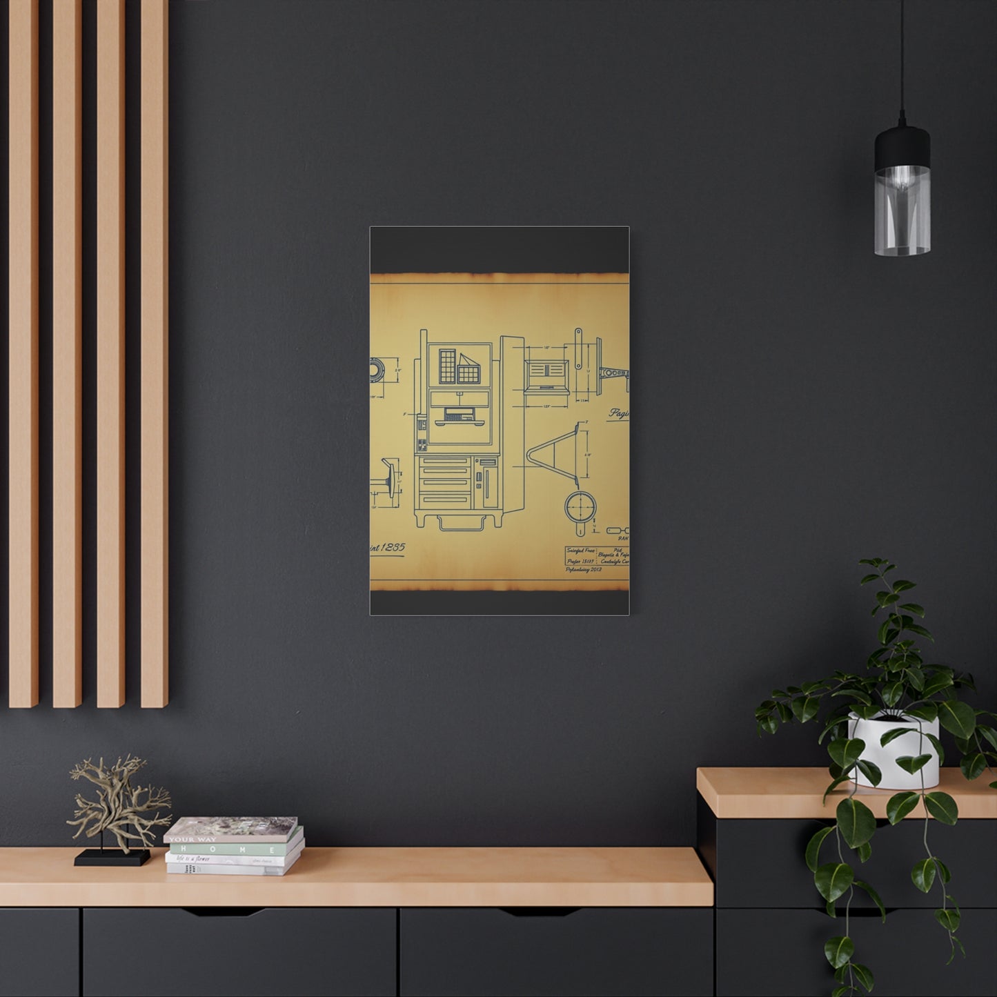Elite Blueprint & Patent Sketches Art Vision Wall Art & Canvas Print