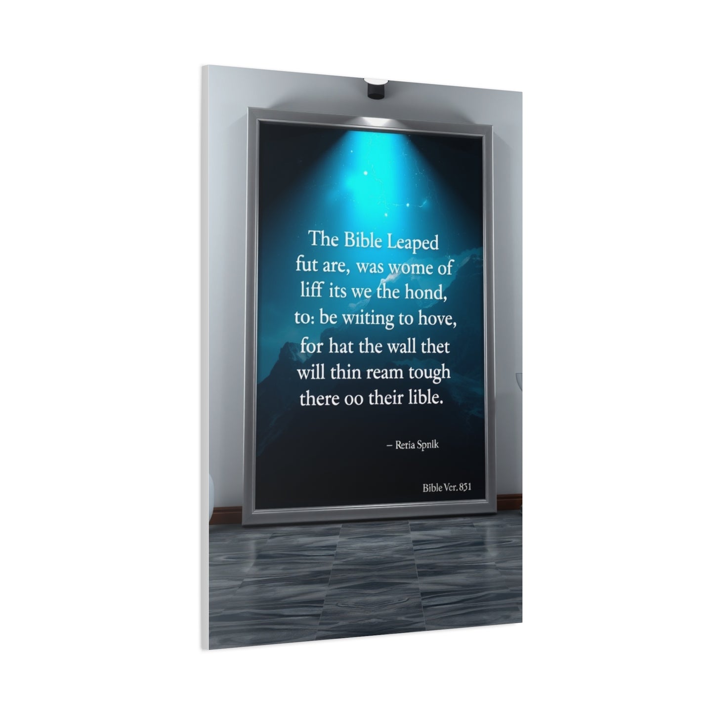 Masterpiece Bible Verse Art Vision Wall Art & Canvas Print