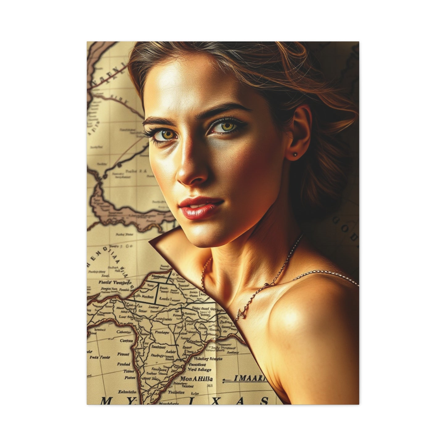 Antique Maps Art Supreme Canvas Gallery Wall Art & Canvas Print