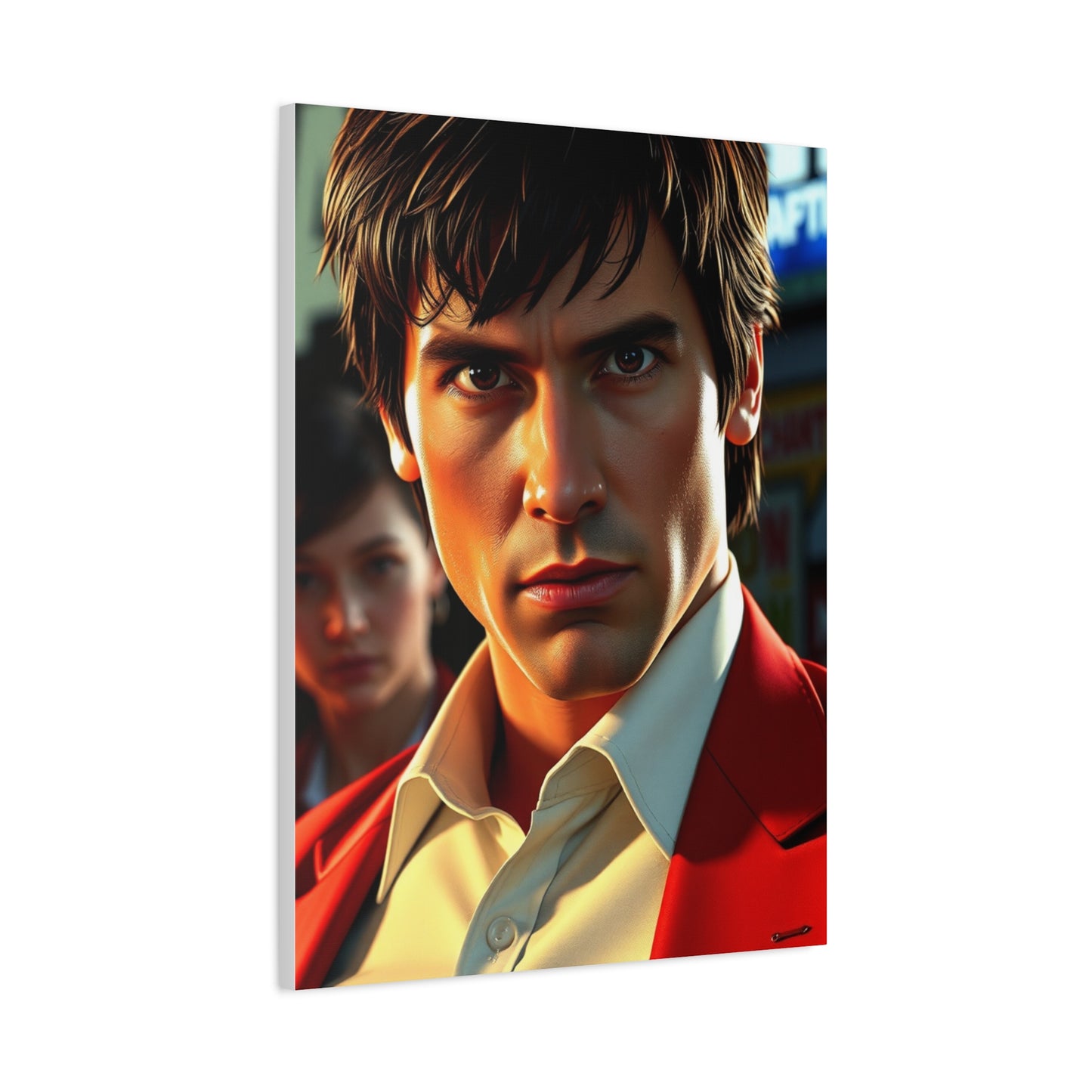 Elite Pulp Fiction Character Art Vision Wall Art & Canvas Print