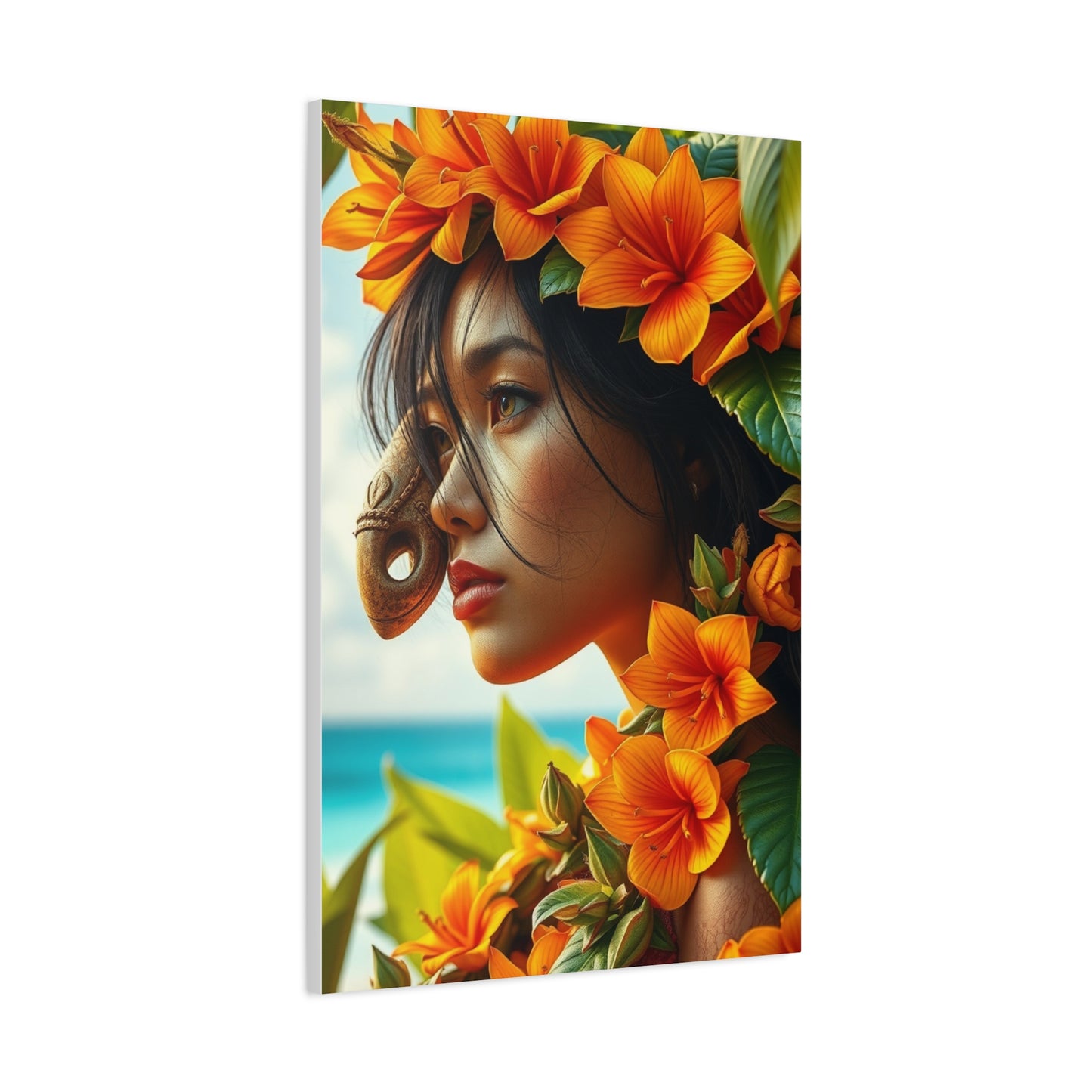 Opulent Island Impression Wall Art & Canvas Print