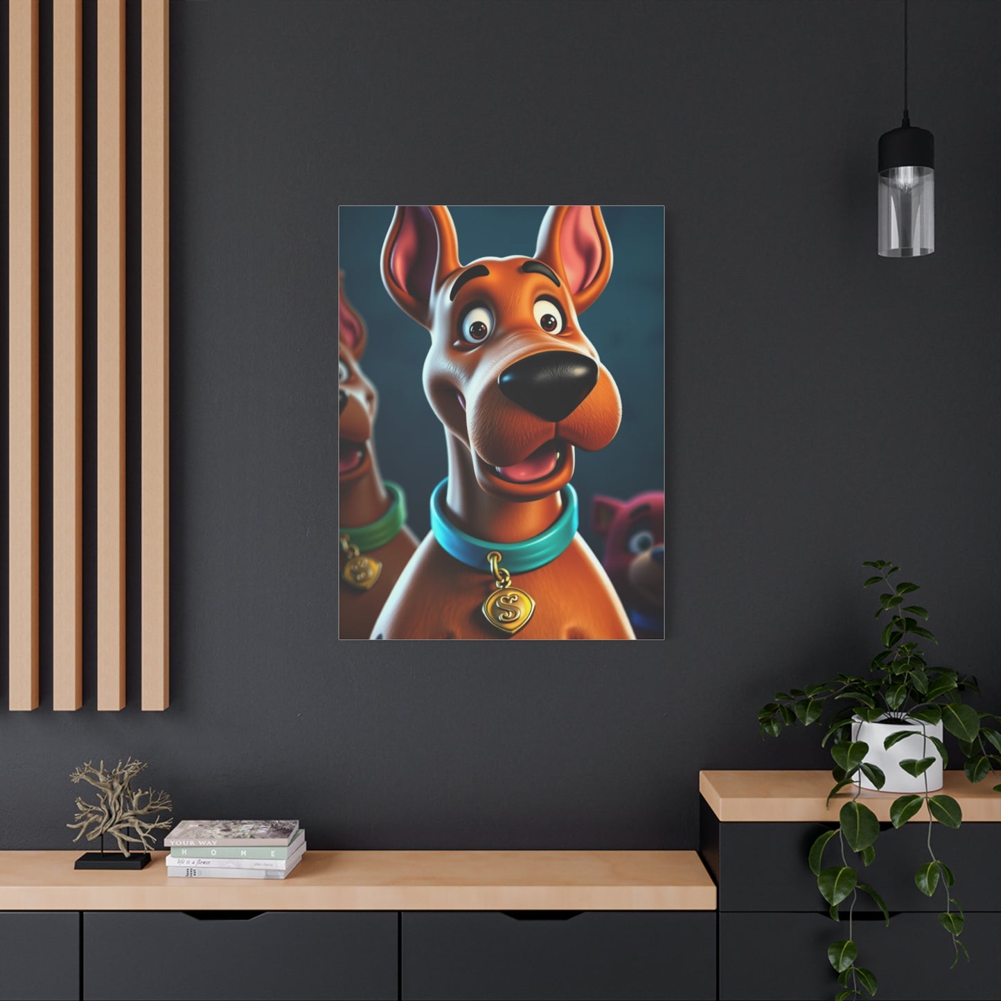 Scooby-Doo (TV Series) Characters Art Refined Canvas Wall Art & Canvas Print