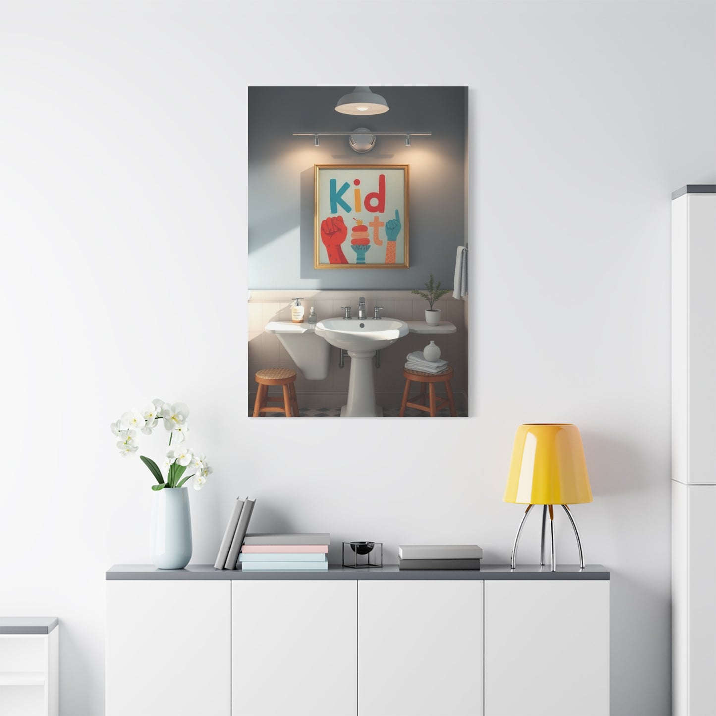 Vision Kid’s Bathroom Art Art Wall Art & Canvas Print