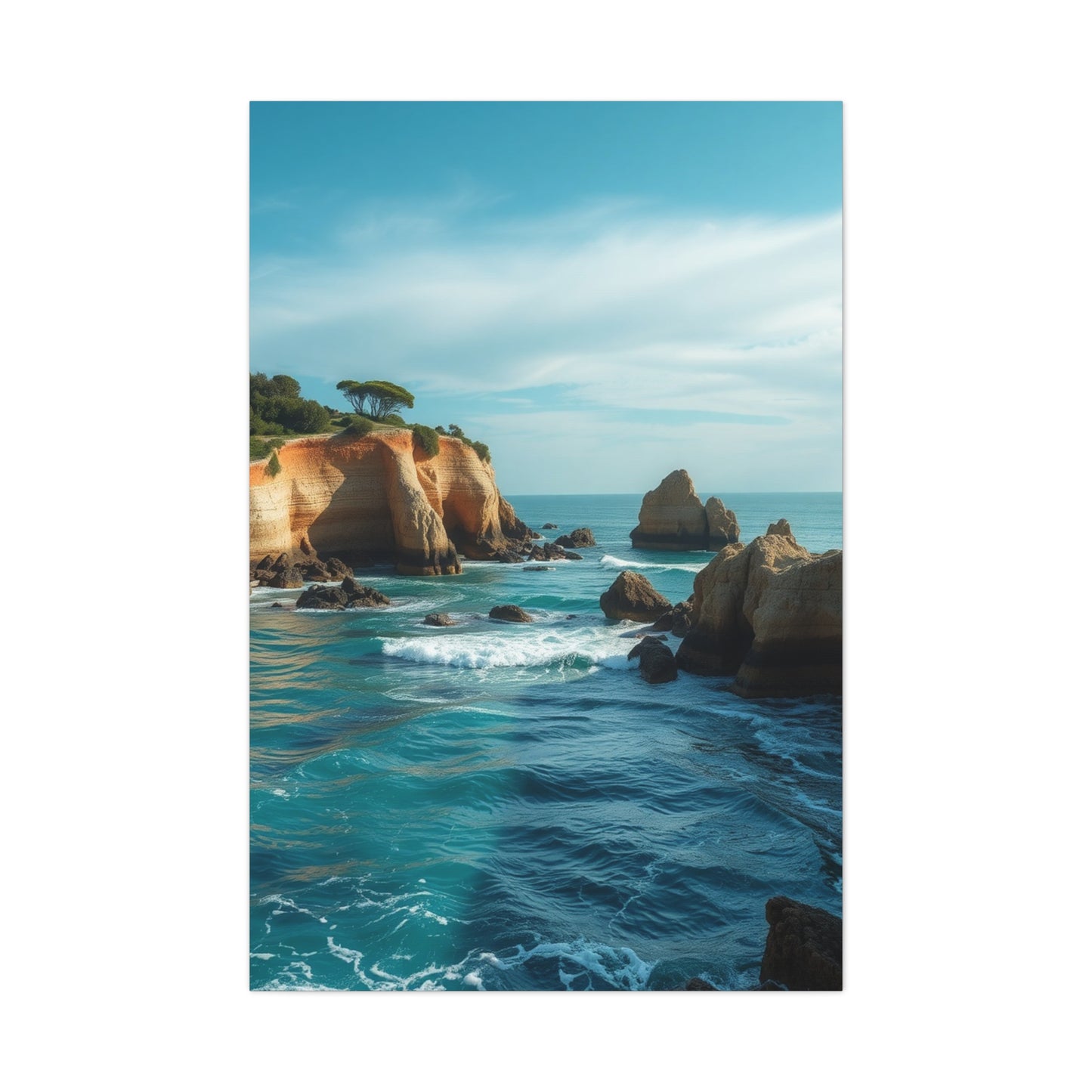 Luminous Coastal Vistas Wall Art & Canvas Print