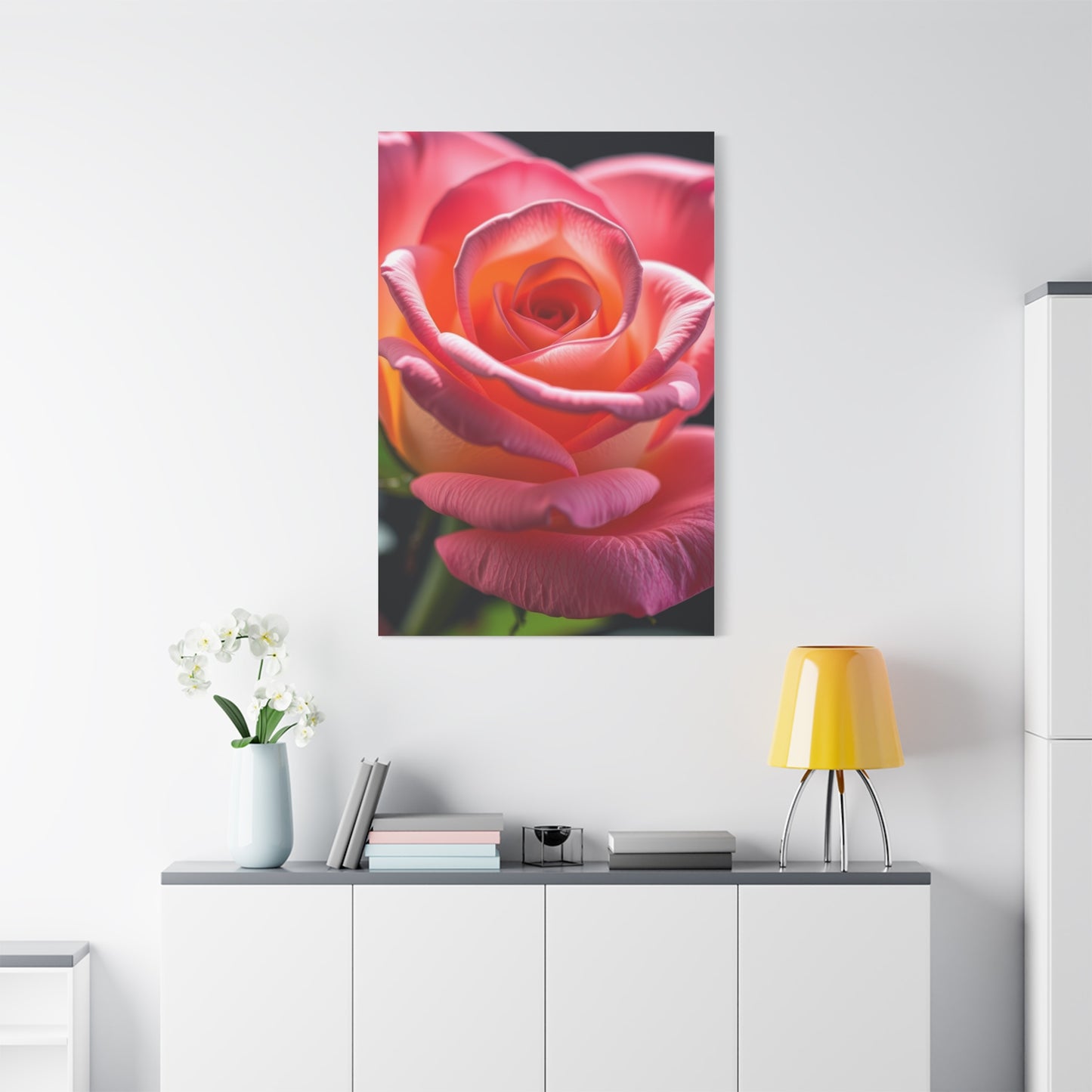 Rose Flower Art Supreme Gallery Wall Art & Canvas Print