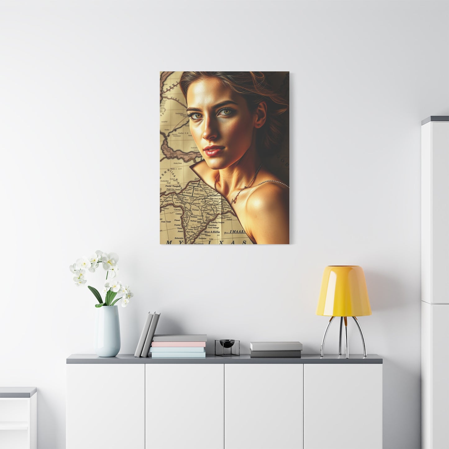 Antique Maps Art Supreme Canvas Gallery Wall Art & Canvas Print