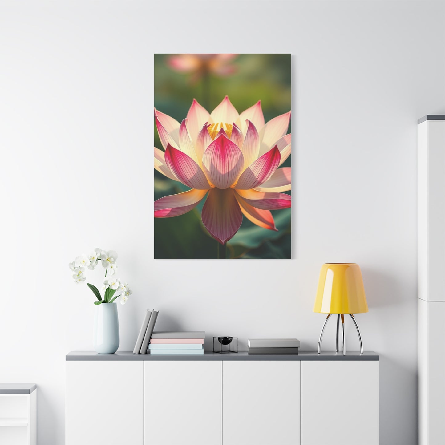 Opulent Lotus Reverie Canvas wall art & canvas print