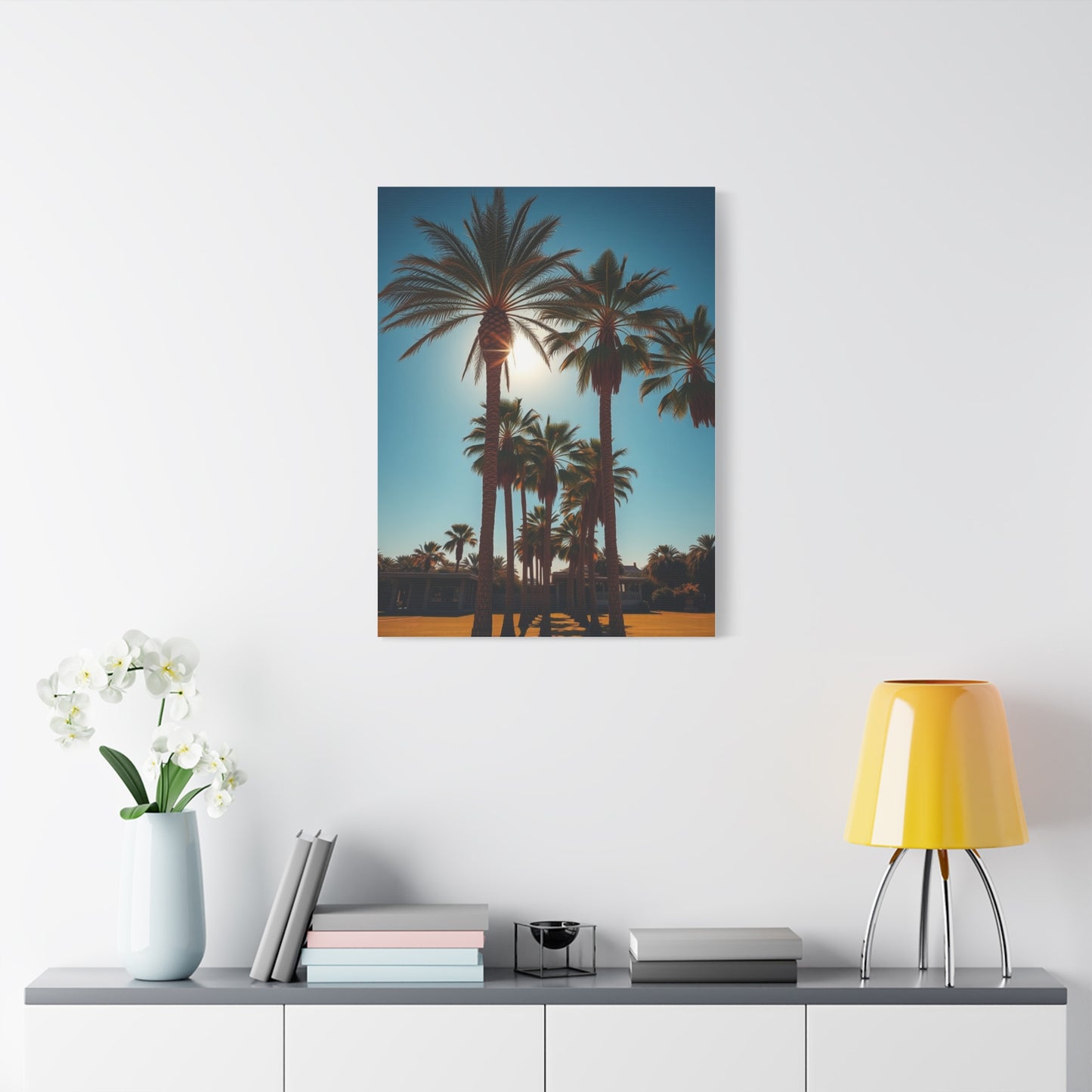 Palm Reverie Canvas Wall Art & Canvas Print