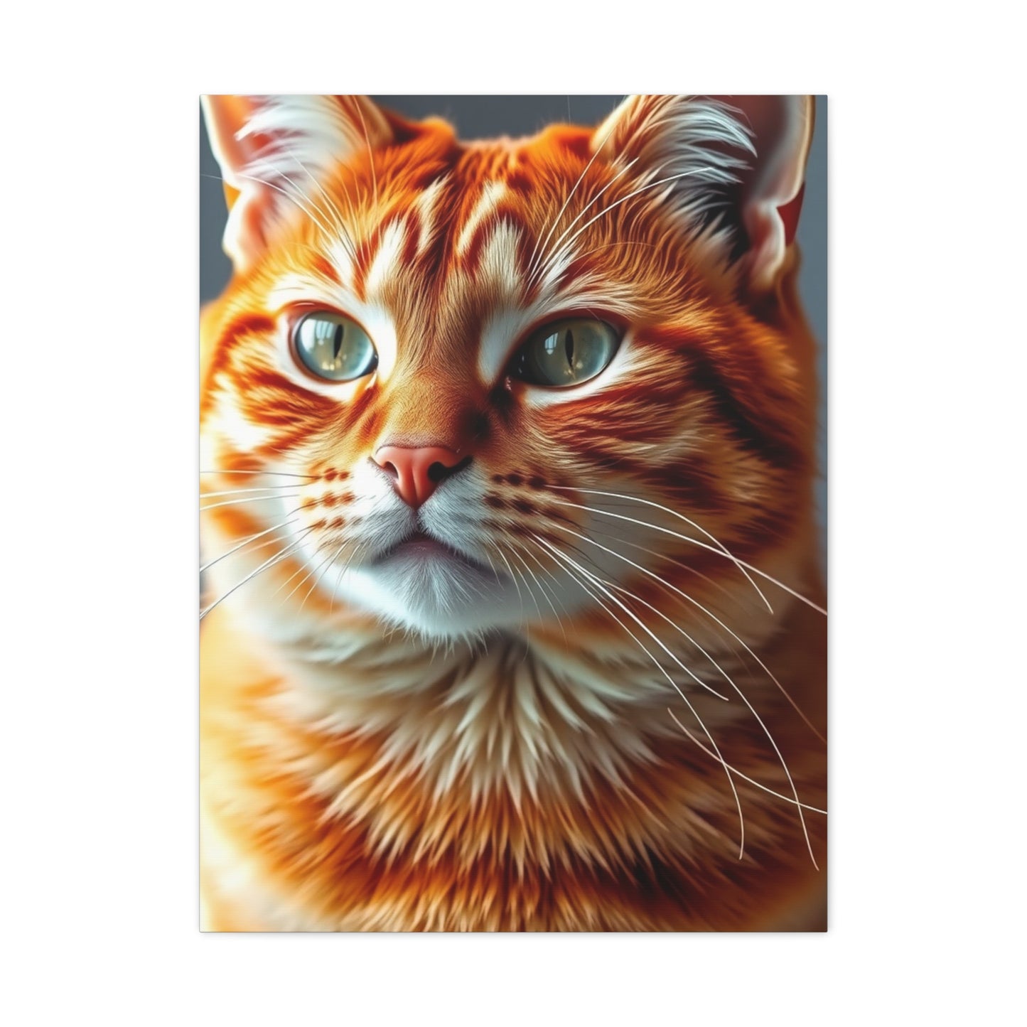 Elite Orange Cat Art Vision Wall Art & Canvas Print