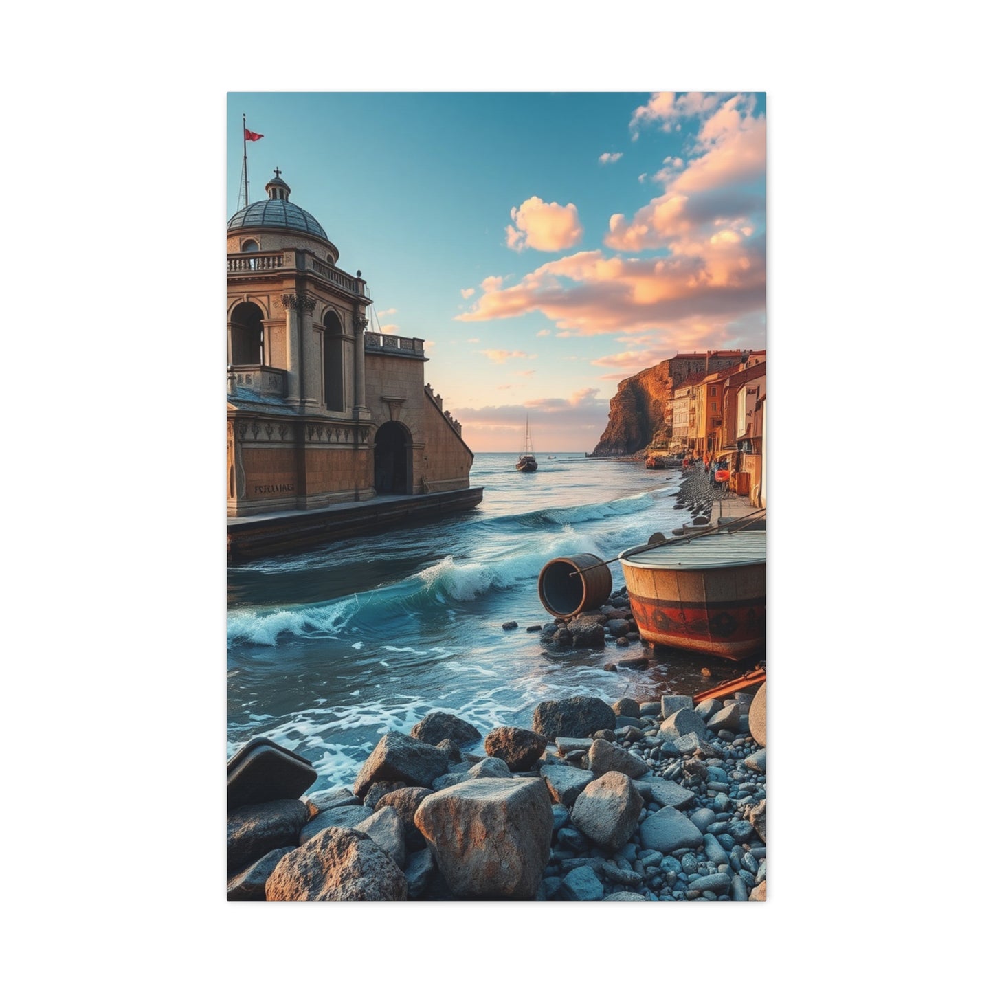 Oceanic Elegance Canvas Wall Art & Canvas Print