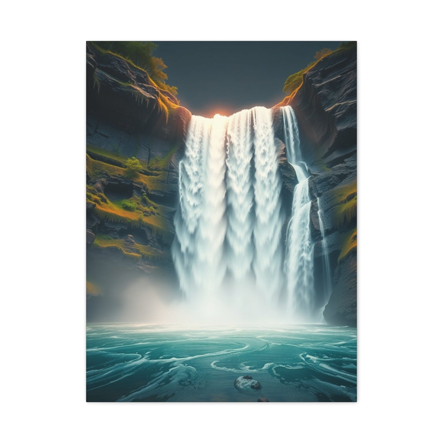 Luxe Cascade Deconstruction Wall Art & Canvas Print