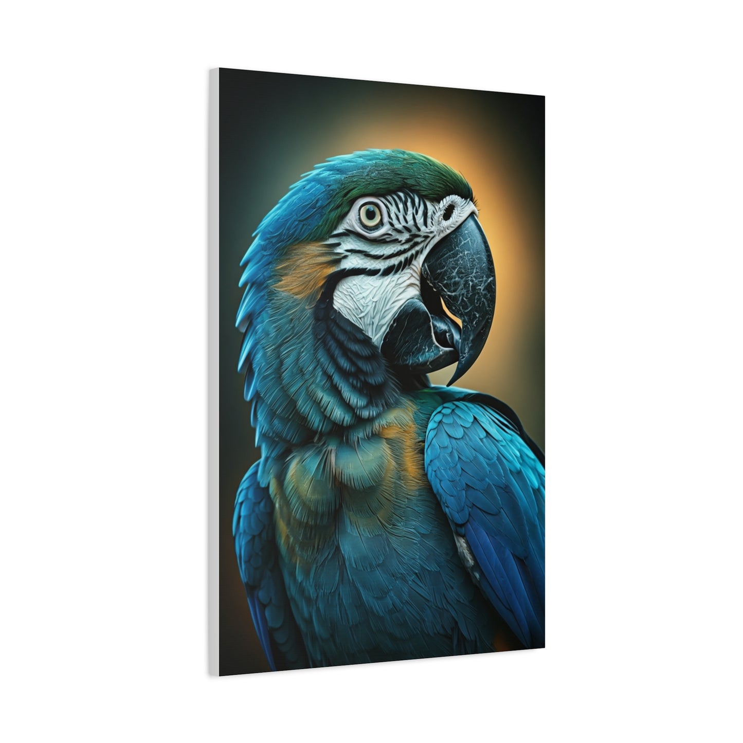Blue Macaw with Vibrant Feathers Wall Art & Canvas Prints