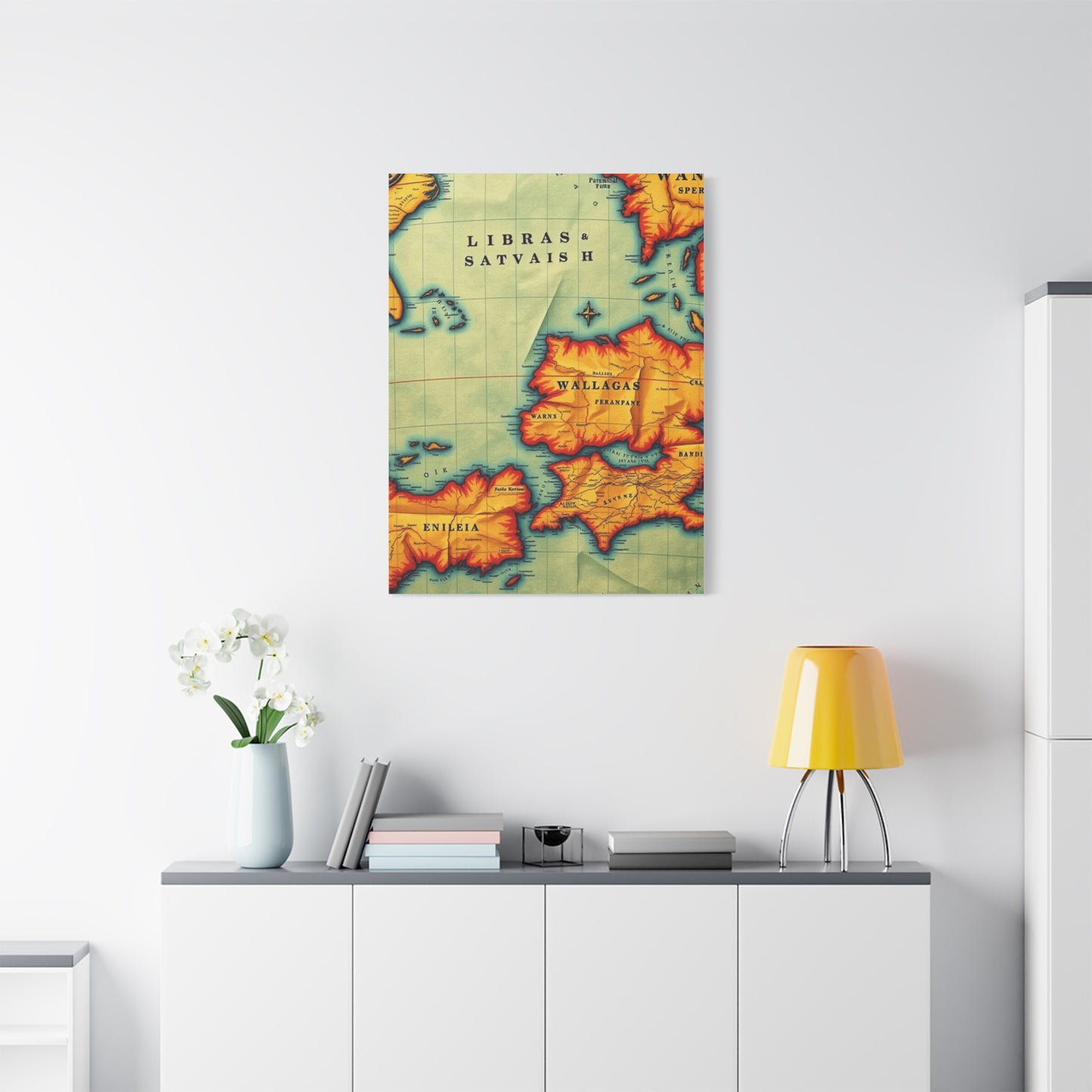Antique Maps Art Refined Canvas Wall Art & Canvas Print