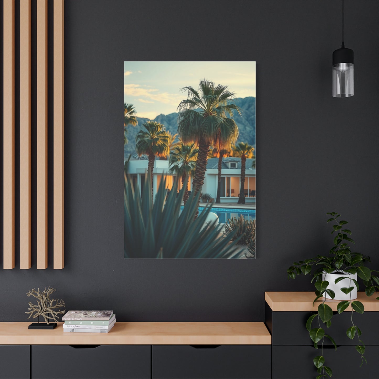 Vision Palm Springs Art Art Wall Art & Canvas Print