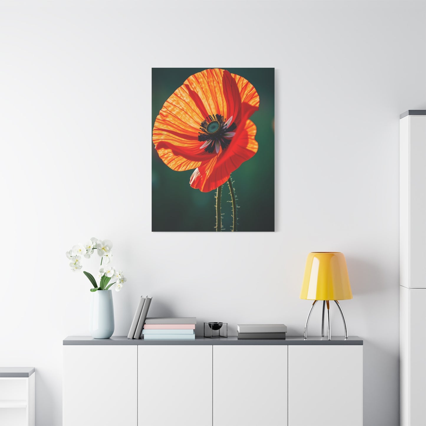 Elite Poppy Flower Art Vision Wall Art & Canvas Print