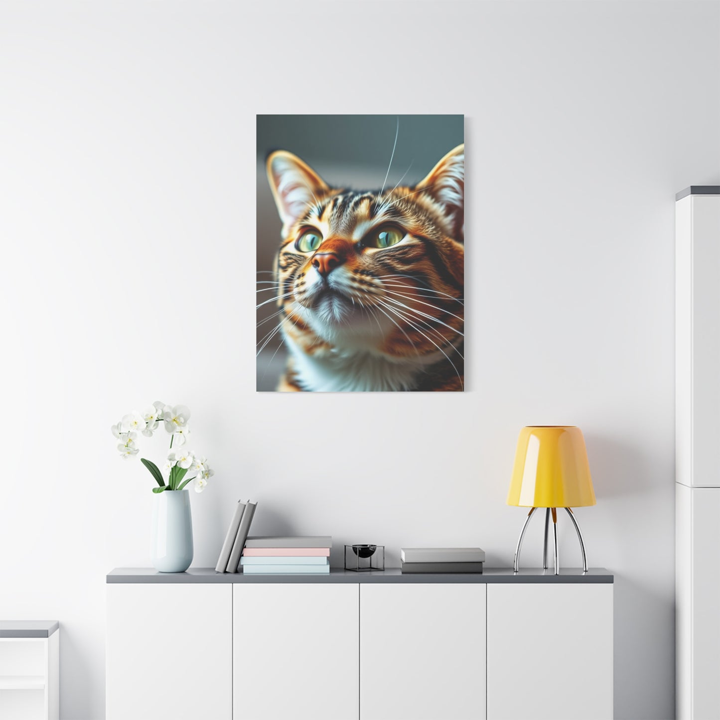 Supreme Tabby Cat Art Collection Wall Art & Canvas Print