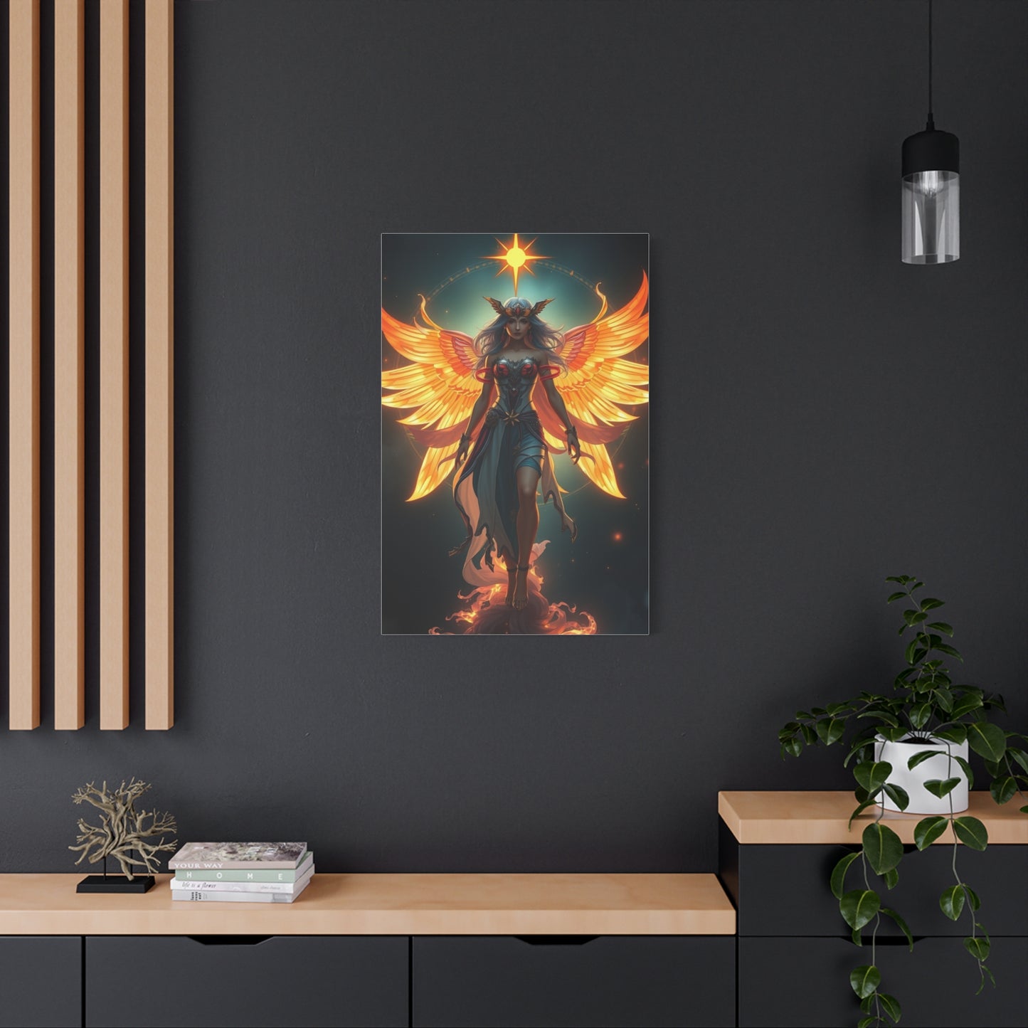 Celestial Duality Canvas