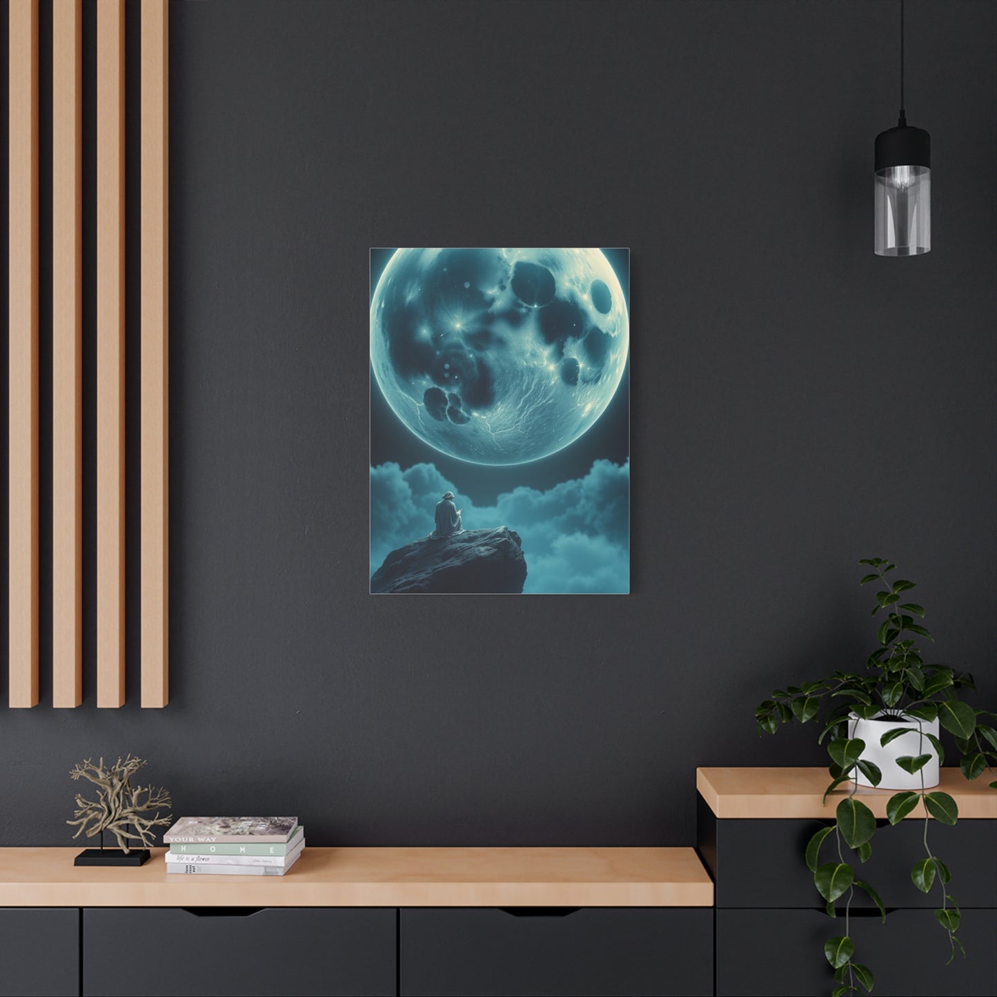 Moonlit Ambiance Artwork Wall Art & Canvas Print